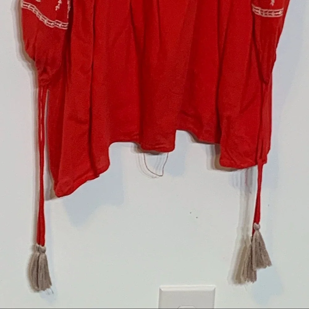 EUC Lush Cold Shoulder Strappy Boho Sleeve Dress‎